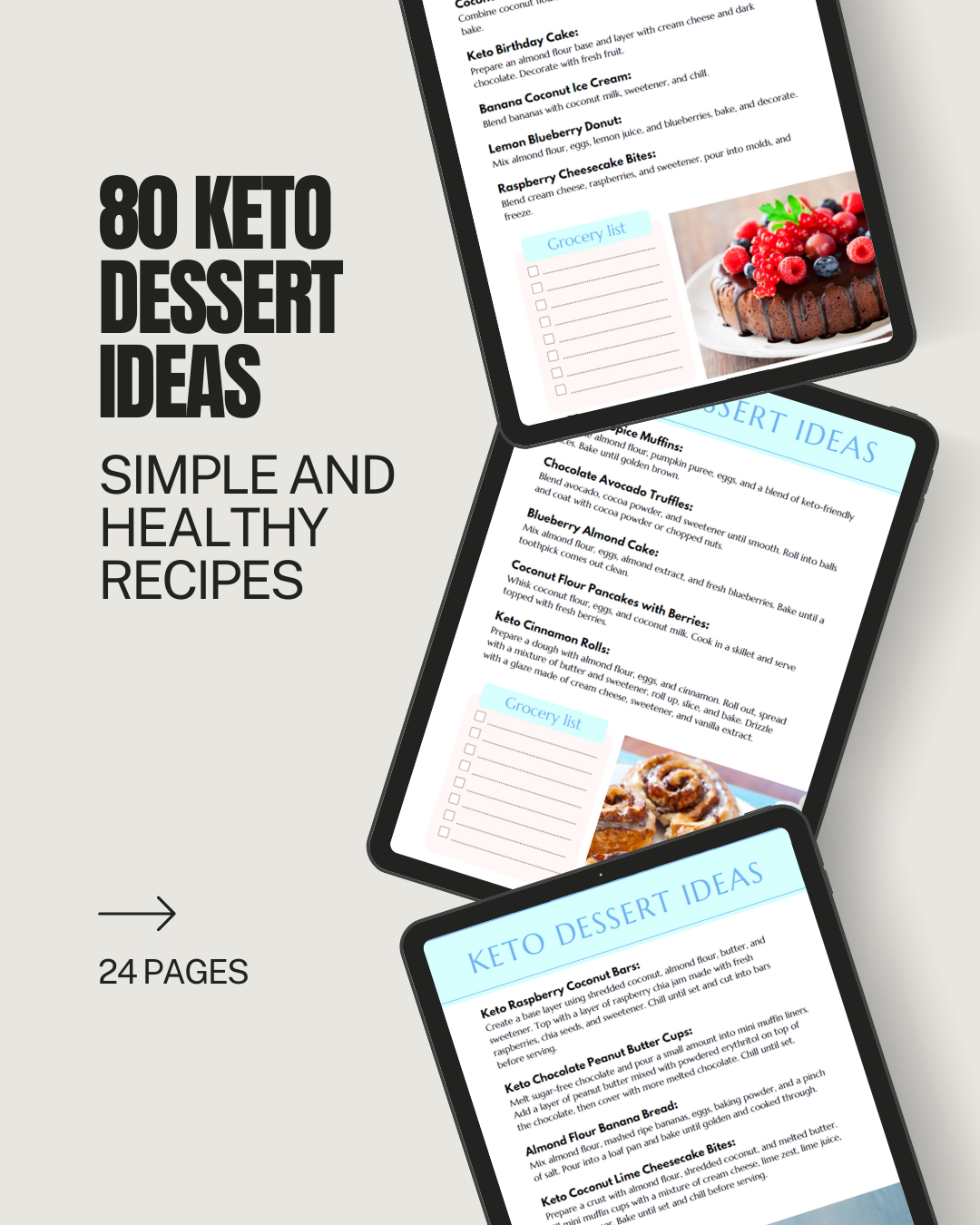 80 Keto Dessert Ideas