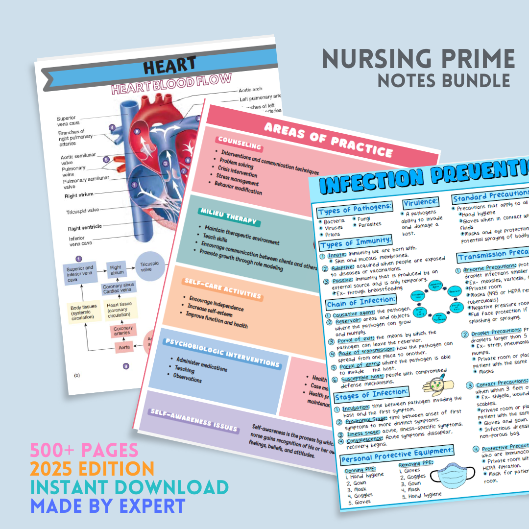 Nursing Prime Notes Bundle